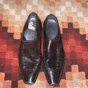Men’s Guess Dress Shoes Brown 11 Stitching